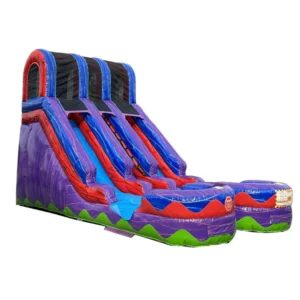 15' Dual Lane Purple Slide